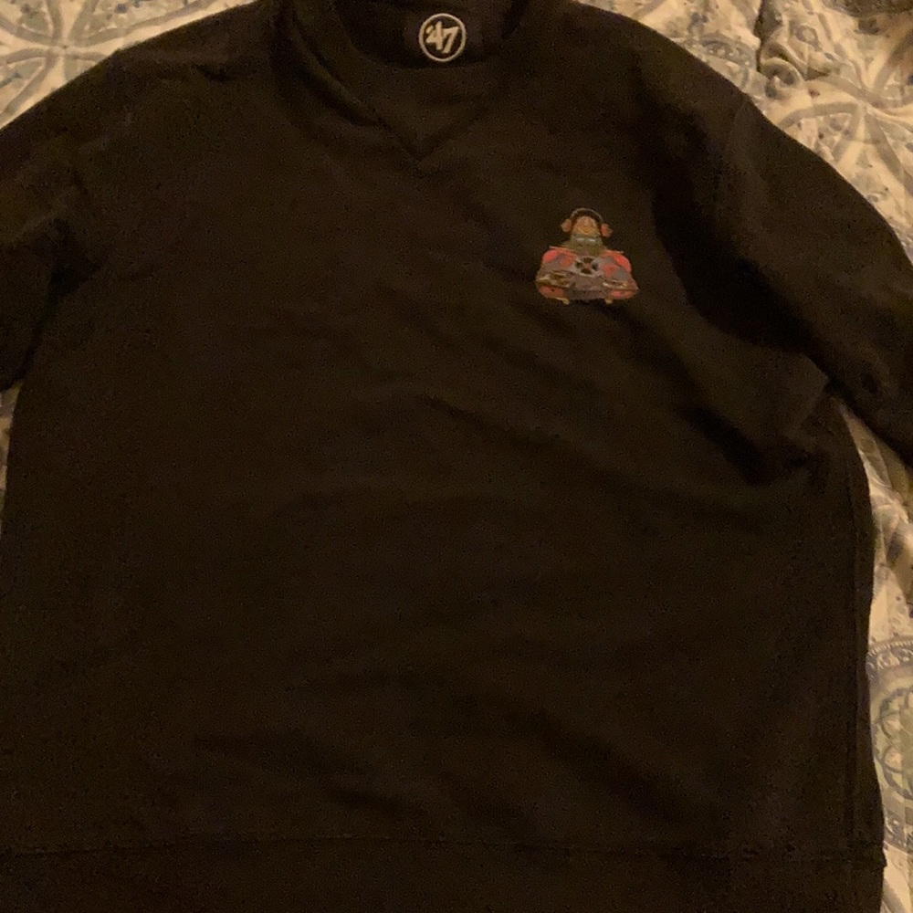 red bull style hoodie is small 100% cotton and black